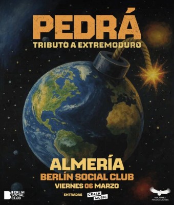 CONCIERTO PEDRÁ (TRIBUTO A EXTREMODURO) - ALMERÍA - SALA BERLIN SOCIAL CLUB - VIERNES 6 DE MARZO