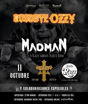 Goodbye Ozzy Granada