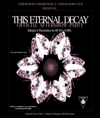 THIS ETERNAL DECAY (OFFICIAL AFTERSHOW PARTY) en Barcelona