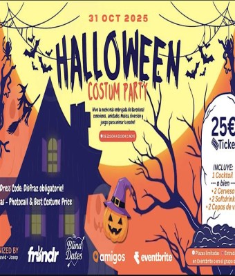 HALLOWEEN COSTUME PARTY en Barcelona