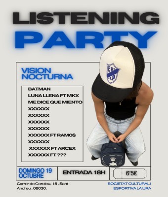 VISIÓN NOCTURNA LISTENING PARTY en Barcelona