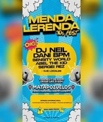 Menda Lerenda 90 Fest en MATAPOZUELOS