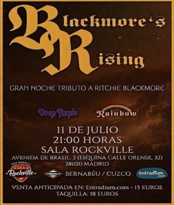 BLACKMORE’S RISING - Tributo a Deep Purple y Rainbow en MADRID
