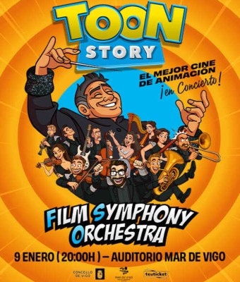 TOON STORY - La gran aventura musical del cine de animación en Vigo