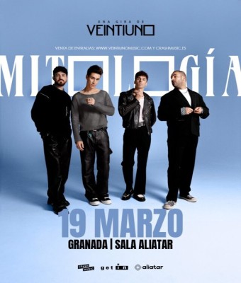 CONCIERTO VEINTIUNO - GRANADA - SALA ALIATAR -  JUEVES 19 DE MARZO
