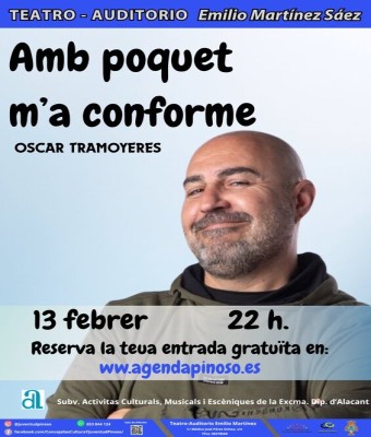 AMB POQUET M'ACONFORME - Oscar Tramoyeres en Alicante