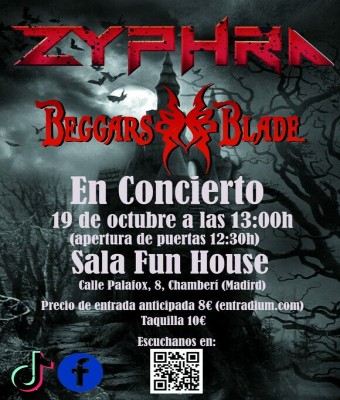  Vermut Rock con Zyphra y Beggars Blade  en Madrid