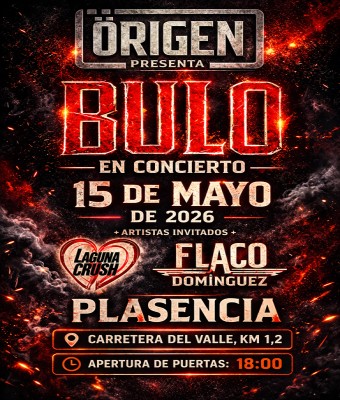 Bulo + Laguna Crush + Flaco Domínguez  en Cáceres