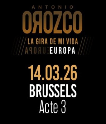 Antonio Orozco – BRUSELAS en Brabant Wallon