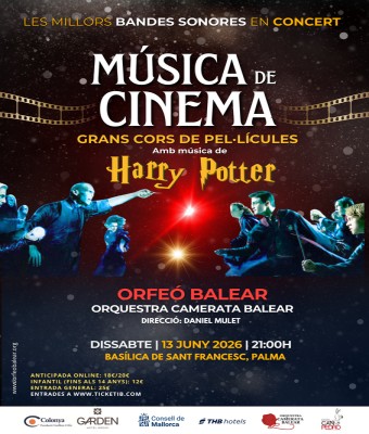 MÚSICA DE CINEMA. GRANS CORS DE PEL·LÍCULA. ORFEÓ BALEAR I CAMERATA BALEAR en Balears, Illes