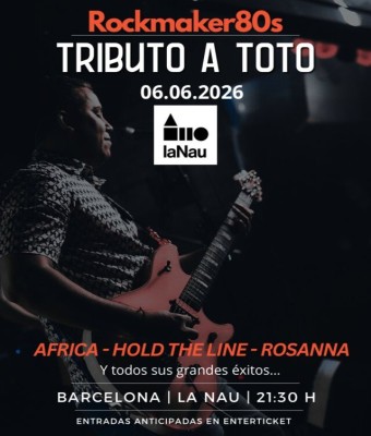 Rockmaker80s - TRIBUTO A TOTO en Barcelona