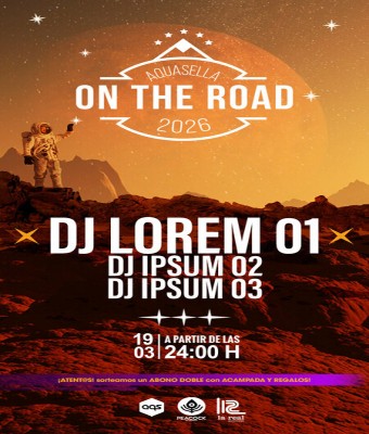 Sábado 20 de Junio - FIESTAS DE LA JUVENTUD -AQUASELLA ON THE ROAD - en Rioja, La