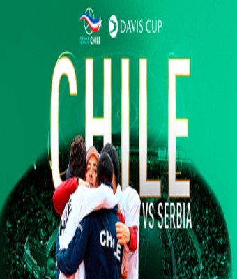 Copa Davis - Chile vs Serbia en Estadio Nacional