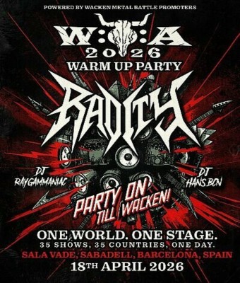 WOA 2026 Warm Up Party: Radity en Barcelona