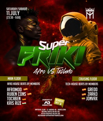 SUPER FRIKI -Afro vs Techno en Barcelona