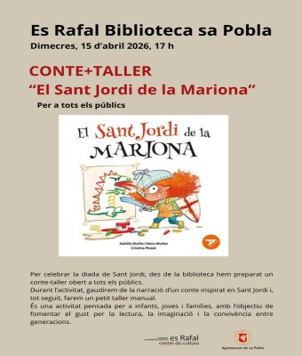 Conte+taller 'Sant Jordi de la Mariona' en Balears, Illes