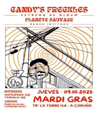Candy's Freckles + Planete Sauvage // コルの夢 Release Album Concert en La Coruña