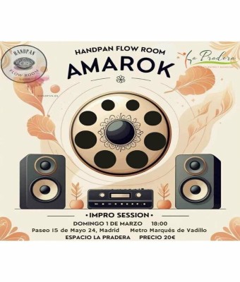 AMAROK: HANDPAN FLOW ROOM(impro session) en Madrid