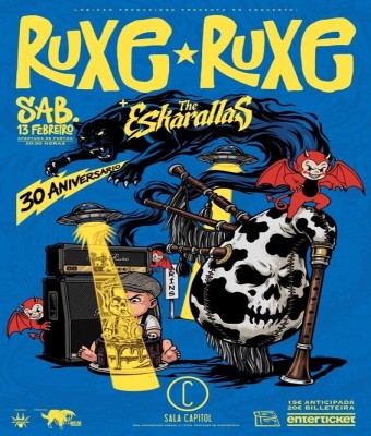 RUXE-RUXE.        · 30 ANIVERSARIO · PRESENTACIÓN DO NOVO DISCO "PLUM!" en A Coruña