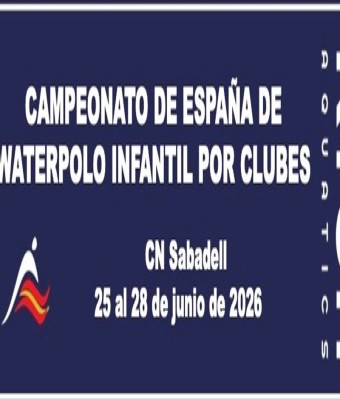 CAMPEONATO DE ESPAÑA DE WATERPOLO INFANTIL POR CLUBES en Club Natació Sabadell Can Llong