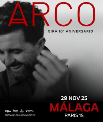 CONCIERTO ARCO - MÁLAGA - SALA PARIS 15 -  SÁBADO 29 DE NOVIEMBRE