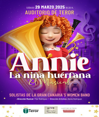 ANNIE, LA NIÑA HUÉRFANA. EL MUSICAL por la Gran Canaria´s Women Band