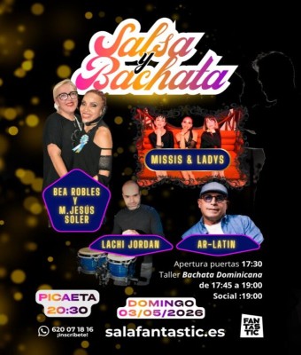 Domingos Bachata&Salsa con Bea Robles en Valencia