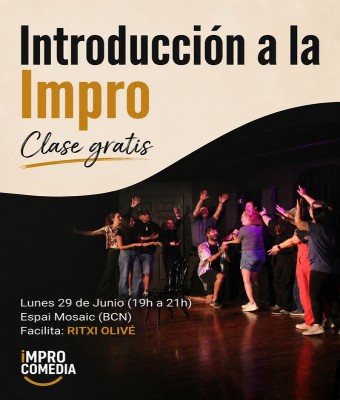 Clase gratuita - Impro Comedia en Barcelona