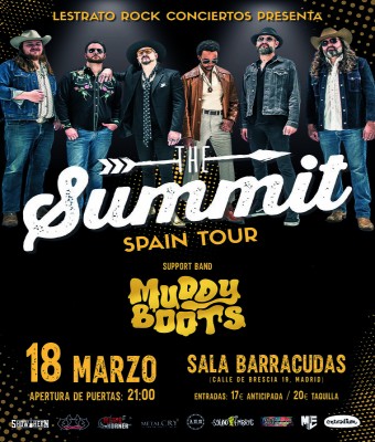THE SUMMIT (USA) + MUDDY BOOTS (MAD) en Madrid