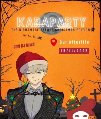 Karaparty: Nightmare before christmas en Barcelona