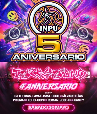 Pack Aniversario INPU + Tocisound en Zaragoza