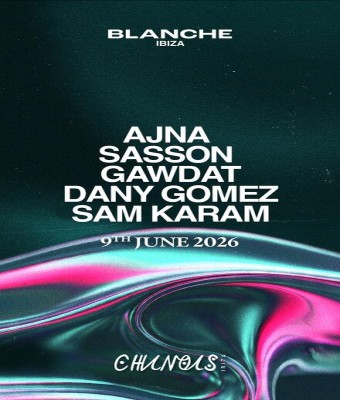 Blanche: Ajna, Dany Gomez, Gawdat, Sam Karam, Sasson en Ibiza