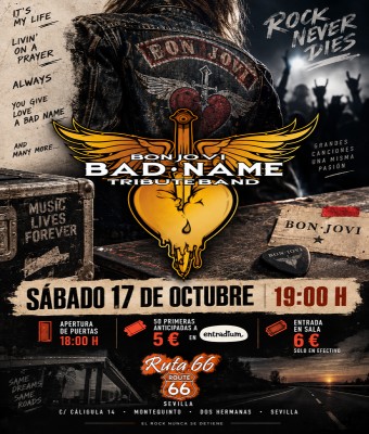 BAD NAME Tributo a Bon Jovi en Sevilla