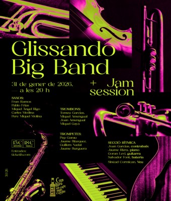 Glissando Big Band + Jam session en Balears, Illes