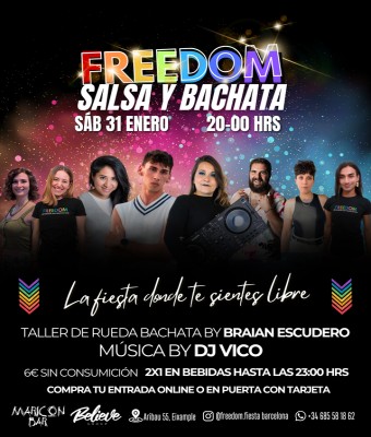 Freedom Salsa y Bachata  en Barcelona