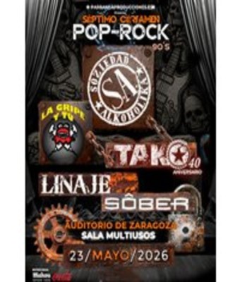 Septimo Certamen POP-ROCK 90's en Zaragoza