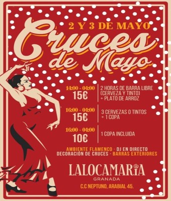 2 MAYO - CRUCES UNIVERSITARIA EN LA LOCA MARÍA GRANADA