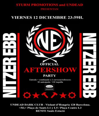 NITZER EEB (Official Aftershow Party) en Barcelona