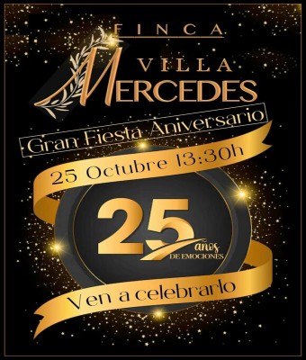 Fiesta 25º Aniversario Finca Villa Mercedes en Ciudad Real