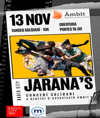Concierto Solidario Àmbit: Jarana's en Valencia/València