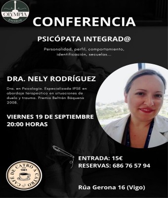CONFERENCIA- PSICÓPATA INTEGRADO en Pontevedra