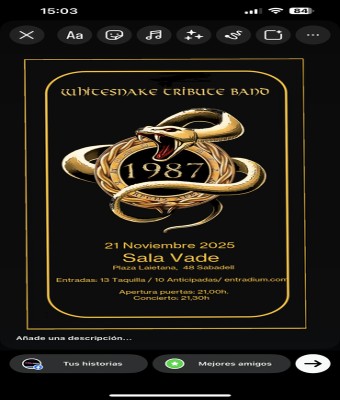 Tribut a Whitesnake en Barcelona