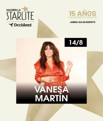 Vanesa Martin - Starlite Occident 2026 en Málaga