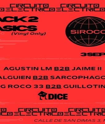 Circuito Eléctrico back2basics (vinyl only) en Madrid