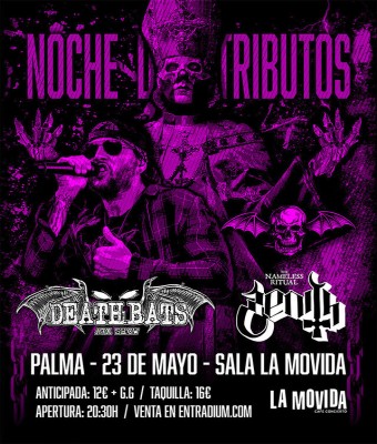 ZENITH (TRIBUTO A GHOST) DEATHBATS (TRIBUTO A AVENGED SEVENFOLD) - LA MOVIDA - PALMA en Balears, Illes