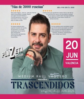 RAUL VAQUERO - Gira trascendidos en Valencia