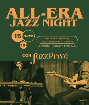 All Era Jazz Night - Con Jazz Privé en Madrid