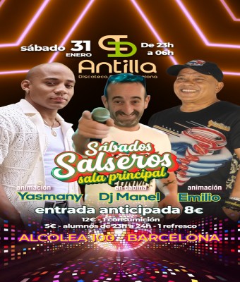 ANTILLA SALSA BARCELONA - SÁBADO 31 ENERO