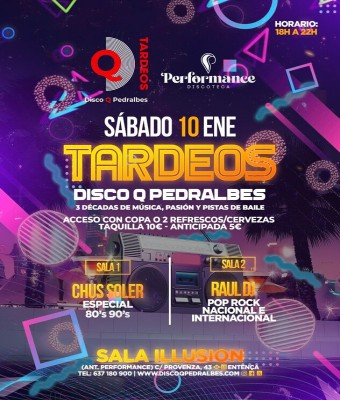 ACCESO  CONSUMICIÓN TARDEO 10 ENERO  en Barcelona
