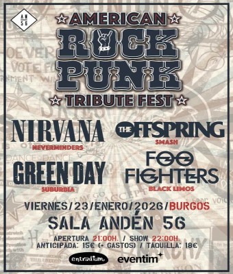 Festival de Tributos AMERICAN ROCK PUNK (Burgos)